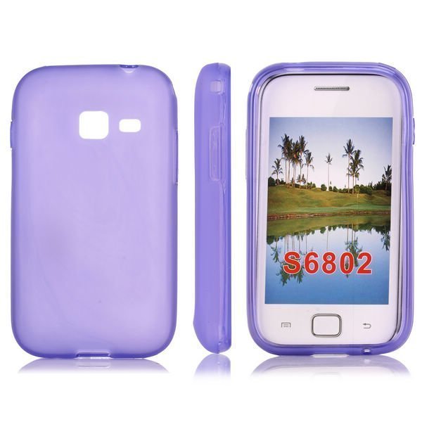 Soft Shell Violetti Samsung Galaxy Ace Duos Silikonikuori