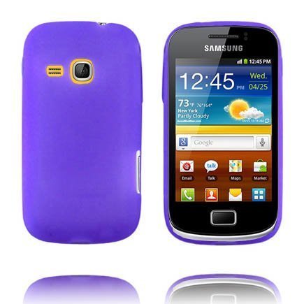 Soft Shell Violetti Samsung Galaxy Mini 2 Silikonikuori
