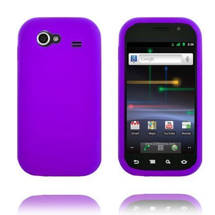 Soft Shell Violetti Samsung Google Nexus S Silikonikuori