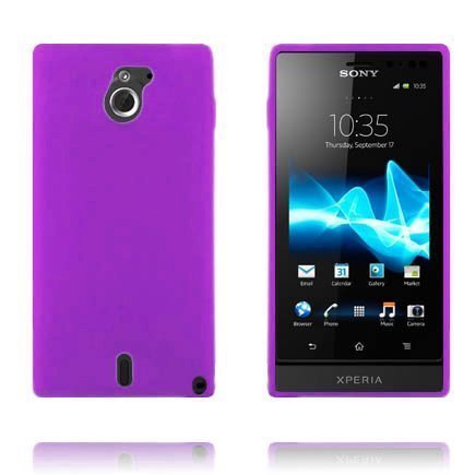 Soft Shell Violetti Sony Xperia Sola Suojakuori