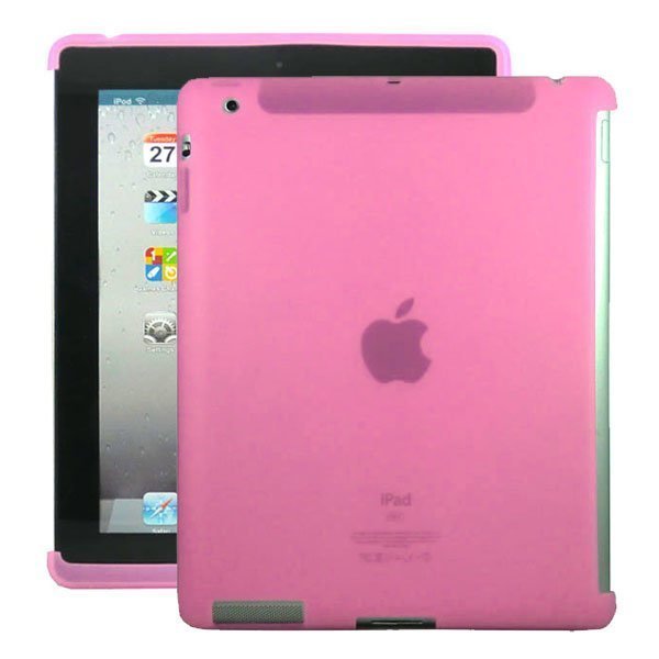 Soft Shell Älykkäästi Muotoiltu Pinkki Ipad 3 Suojakuori