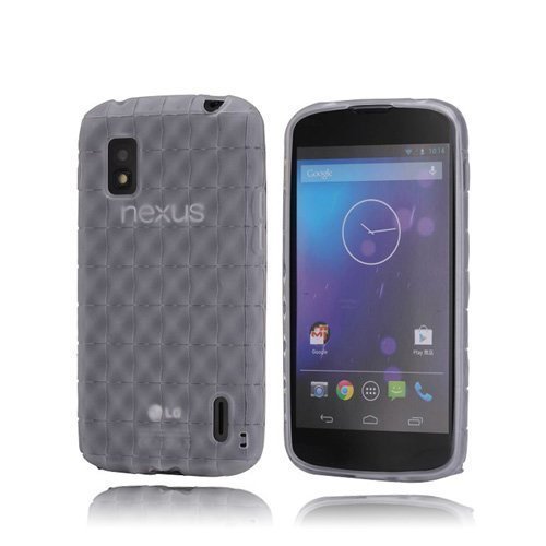 Softgrip Läpikuultava Lg Google Nexus 4 Suojakuori