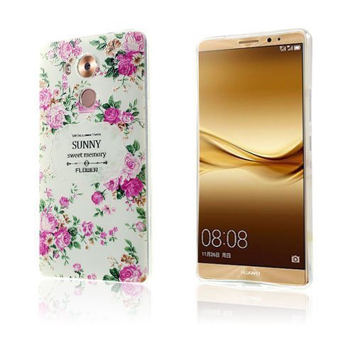 Softlyfit Huawei Mate 8 Kohokuvioinen Tpu Kuori Elegantti Pioni