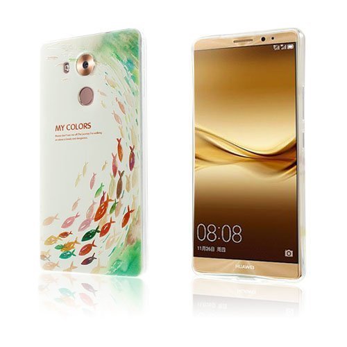 Softlyfit Huawei Mate 8 Kohokuvioinen Tpu Kuori Kalan Matka