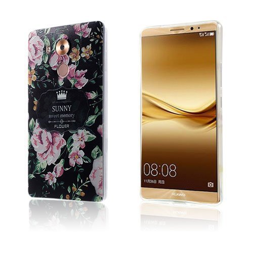 Softlyfit Huawei Mate 8 Kohokuvioinen Tpu Kuori Kauniita Kukkia