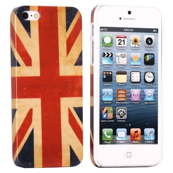 Solid Patriot Brittien Lippu Iphone 5 Suojakuori