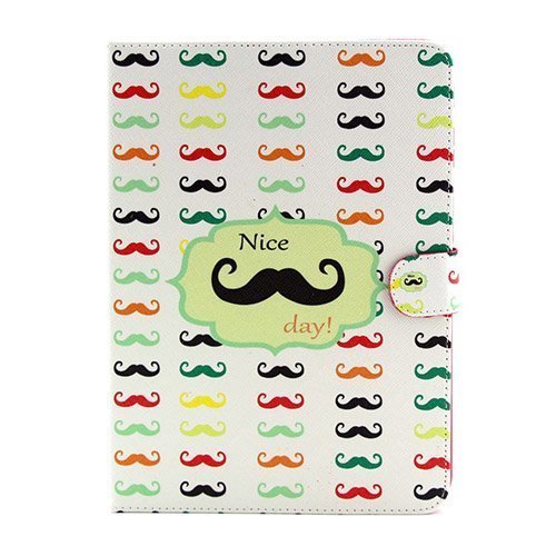 Solstad Have A Nice Mustache Samsung Galaxy Tab 4 10.1 Nahkakotelo