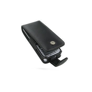 Sony Ericsson J105 Naite PDair Leather Case Black