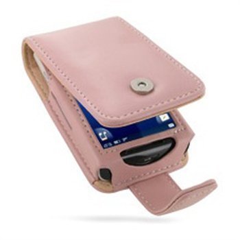 Sony Ericsson Xperia X10 Mini PDair Nahkakotelo Vaaleanpunainen
