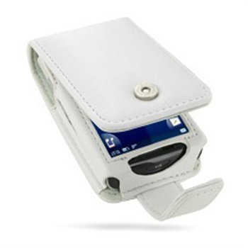 Sony Ericsson Xperia X10 Mini PDair Nahkakotelo Valkoinen