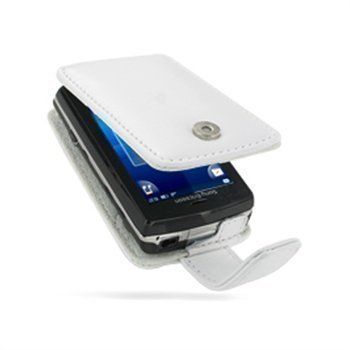 Sony Ericsson Xperia X10 Mini Pro PDair Nahkakotelo White