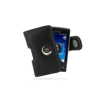 Sony Ericsson Xperia X10 mini PDair Leather Case 3BSEMNP01 Musta