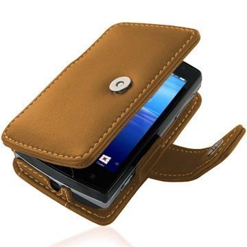 Sony Ericsson Xperia mini pro PDair Leather Case Brown