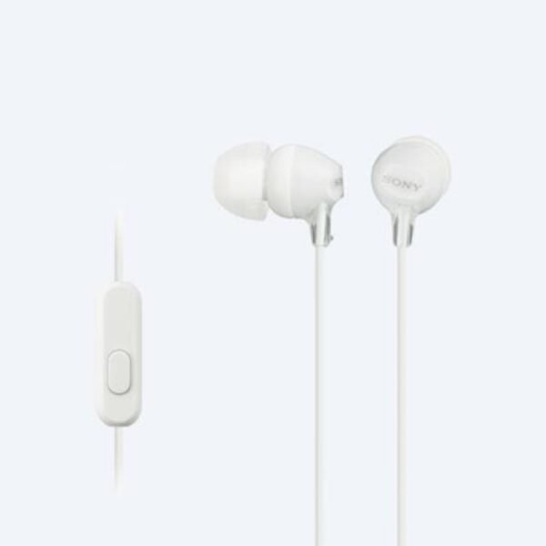 Sony Mdr Ex15ap Nappikuulokkeet Valkoinen
