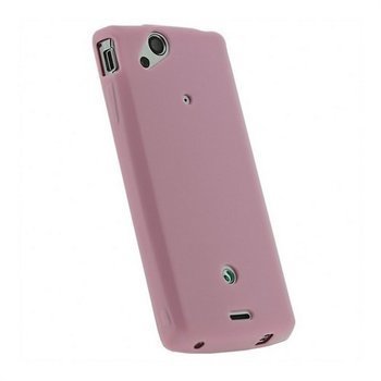 Sony Xperia Arc S iGadgitz TPU-Kotelo Pinkki