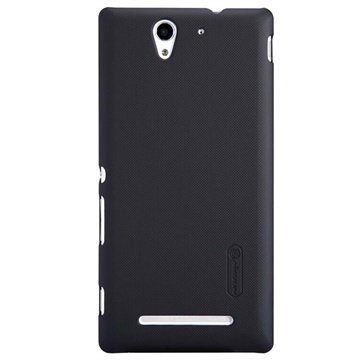 Sony Xperia C3 C3 Dual Nillkin Super Frosted Shield Suojakotelo Musta