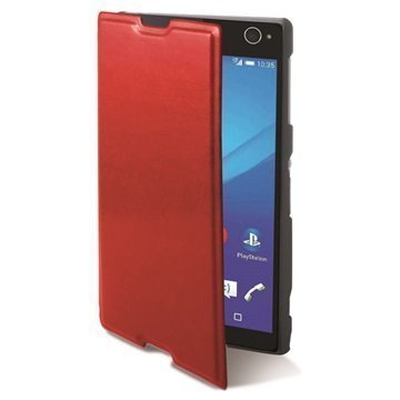 Sony Xperia C4 Xperia C4 Dual Ksix Jalustallinen Läppäkotelo Punainen