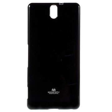 Sony Xperia C5 Ultra Xperia C5 Ultra Dual Mercury Goospery TPU Kotelo Musta