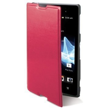 Sony Xperia E1 Xperia E1 Dual Ksix Folio Nahkakotelo Fuksia
