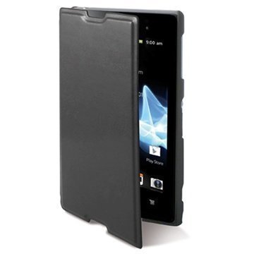 Sony Xperia E1 Xperia E1 Dual Ksix Folio Nahkakotelo Musta