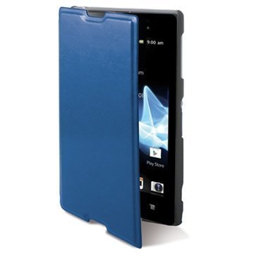 Sony Xperia E1 Xperia E1 Dual Ksix Folio Nahkakotelo Sininen