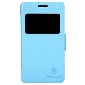 Sony Xperia E1 Xperia E1 Dual Nillkin Fresh Series Flip Leather Case Blue