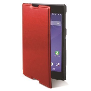 Sony Xperia E4 Xperia E4 Dual Ksix Folio Case Red