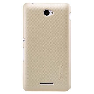 Sony Xperia E4 Xperia E4 Dual Nillkin Super Frosted Shield Suojakuori Kultainen