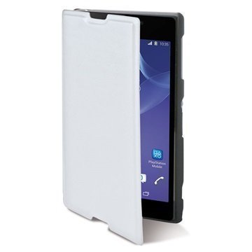 Sony Xperia E4g Xperia E4g Dual Ksix Folio Kotelo Valkoinen