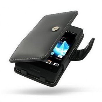 Sony Xperia Go PDair Leather Case 3BSYXGB41 Musta