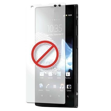 Sony Xperia Ion Puro Näytönsuoja Sormenjälkiä Hylkivä