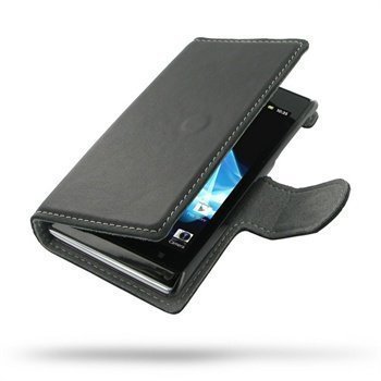 Sony Xperia J PDair Leather Case BP3BSYXJB41 Musta