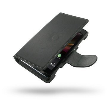 Sony Xperia L PDair Leather Case 3BSYALB41da Musta