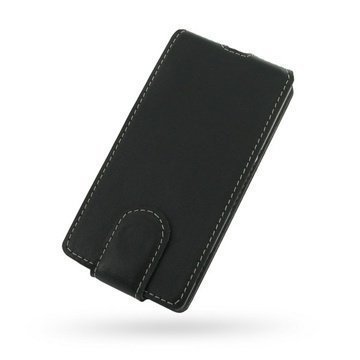 Sony Xperia M PDair Leather Case 3BSYXPF41 Musta