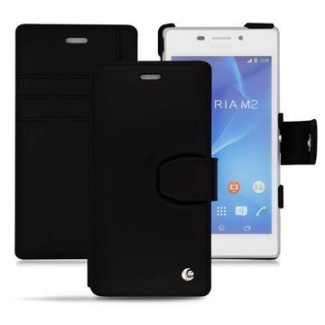 Sony Xperia M2 M2 Dual Noreve Tradition B Wallet Nahkakotelo Eebenpuu