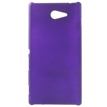 Sony Xperia M2 Xperia M2 Dual Kumipintainen Napsautuskotelo Violetti