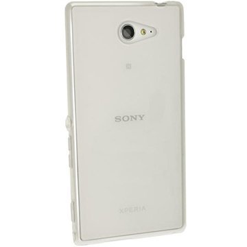 Sony Xperia M2 iGadgitz Frosted TPU-Kotelo Kirkas