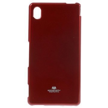 Sony Xperia M4 Aqua M4 Aqua Dual Mercury Goospery TPU Kotelo Punainen