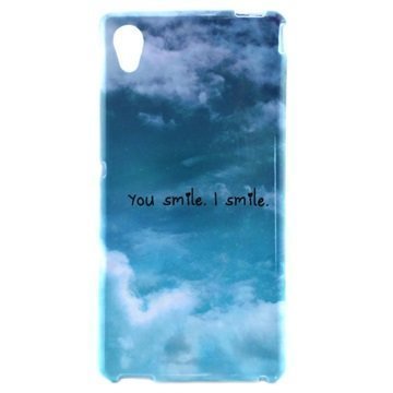 Sony Xperia M4 Aqua M4 Aqua Dual TPU Suojakuori Smile