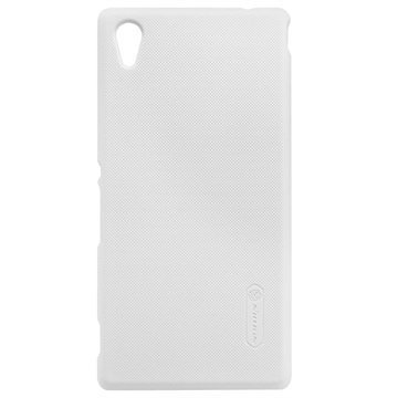 Sony Xperia M4 Aqua Nillkin Super Frosted Shield Suojakuori Valkoinen