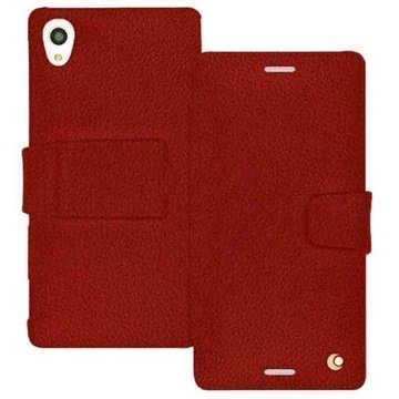 Sony Xperia M4 Aqua Noreve Tradition B Wallet Nahkakotelo Ambition Tomaatti