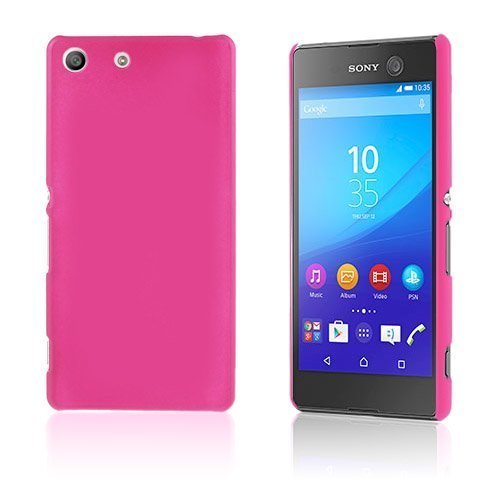 Sony Xperia M5 E5603 / M5 Dual E5633 Kumi Päällystetty Kova Muovikuori Rosee