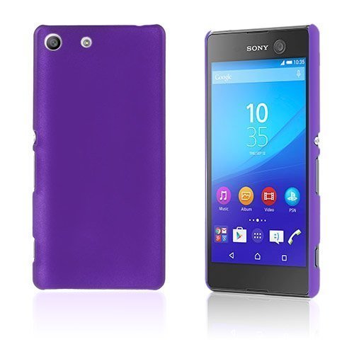 Sony Xperia M5 E5603 / M5 Dual E5633 Kumi Päällystetty Kova Muovikuori Violetti