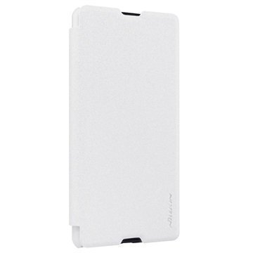 Sony Xperia M5 Xperia M5 Dual Nillkin Sparkle Series Smart Läppäkotelo Valkoinen