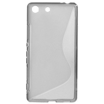 Sony Xperia M5 Xperia M5 Dual S-Curve TPU-Kotelo Harmaa