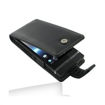 Sony Xperia P PDair Leather Case 3BSYEPF41 Musta