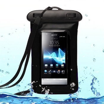 Sony Xperia P Premium Vedenkestävä Käsivarsikotelo Musta