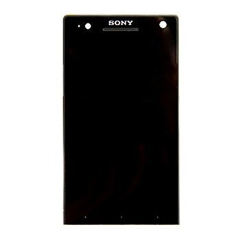 Sony Xperia S Front Cover & LCD Display Black