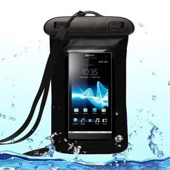 Sony Xperia S Premium Vedenkestävä Käsivarsikotelo Musta