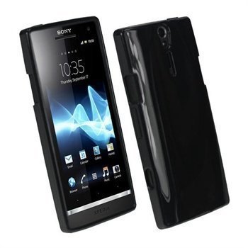 Sony Xperia S iGadgitz TPU-Kotelo Musta